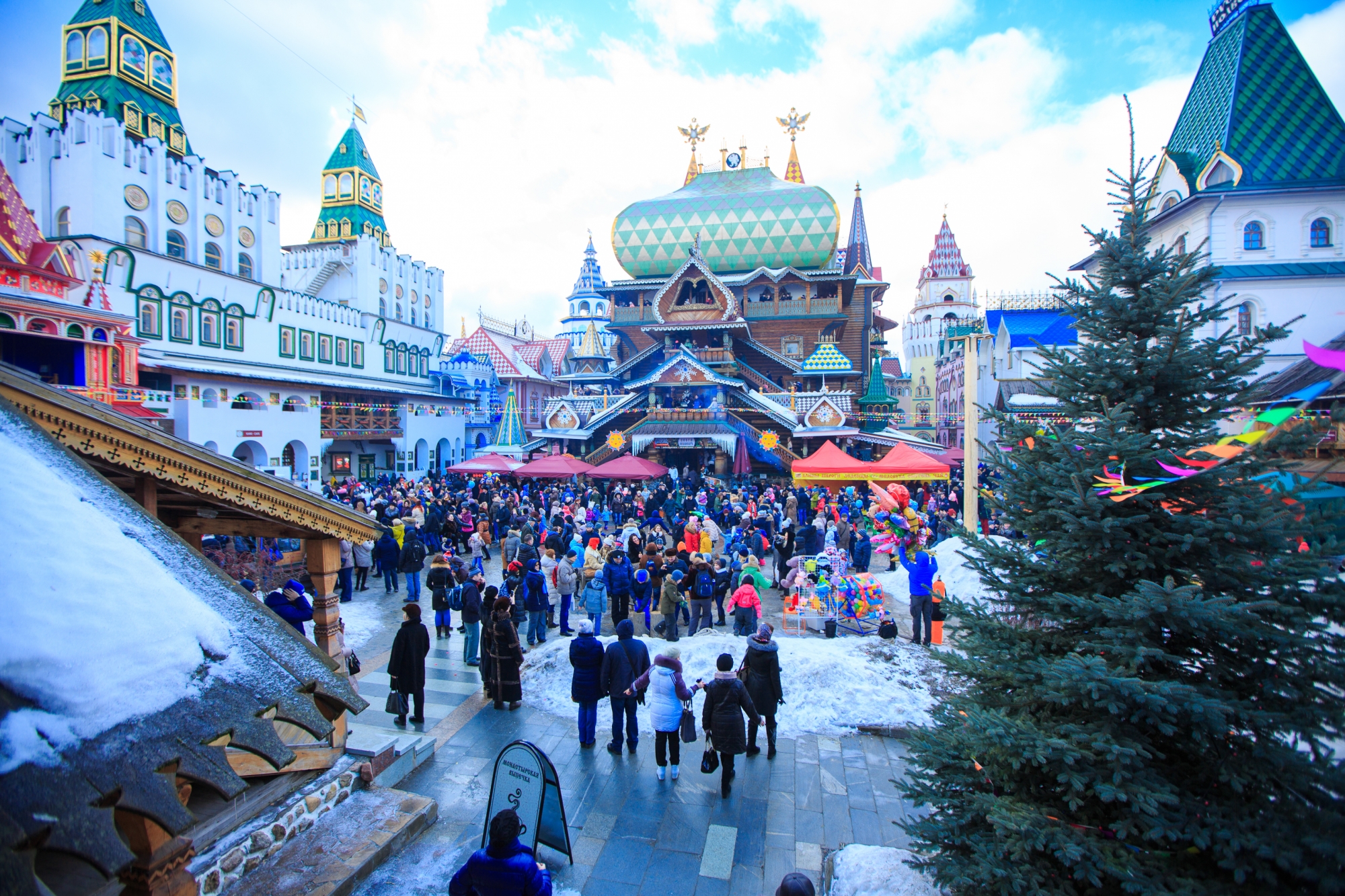 Измайловский парк зимой москва